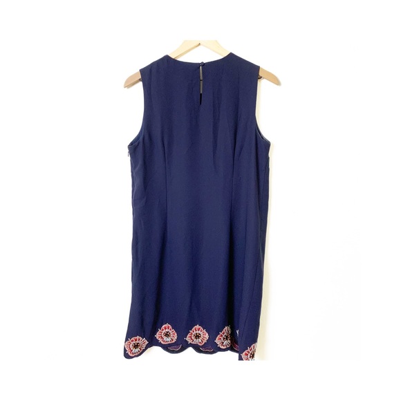 BANANA REPUBLIC Navy Sheath Dress Sz S - Picture 4 of 8